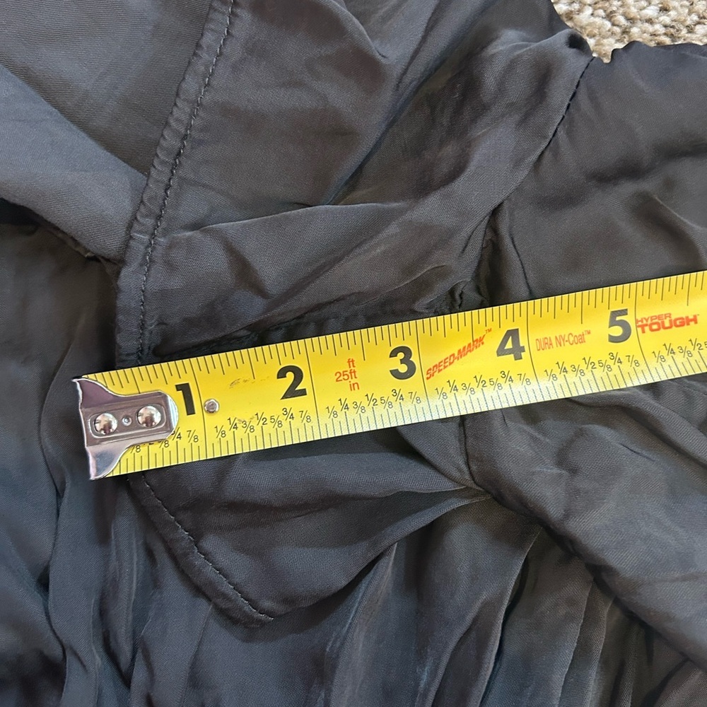 Aerie Satin Shorts Dark Gray XL​ - Picture 3 of 5